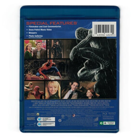 Spider-Man 3 (Blu-ray) 2012 Tobey Maguire, Kristen Dunst - Picture 2 of 2